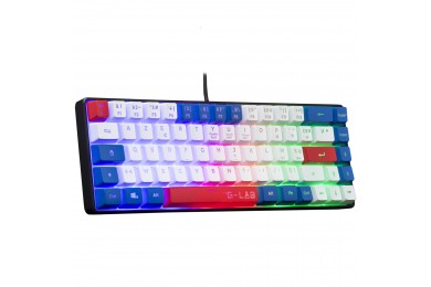 The G-Lab Keyz Hydrogen (Bleu/Blanc/Rouge) - Clavier PC The G-Lab Keyz Hydrogen (Bleu/Blanc/Rouge) - Clavier PC