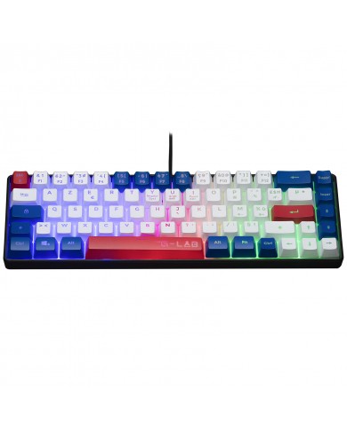 The G-Lab Keyz Hydrogen (Bleu/Blanc/Rouge) - Clavier PC The G-Lab Keyz Hydrogen (Bleu/Blanc/Rouge) - Clavier PC