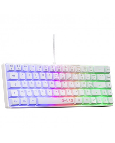 The G-Lab Keyz Hydrogen (Blanc) - Clavier PC The G-Lab Keyz Hydrogen (Blanc) - Clavier PC