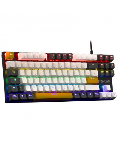 The G-Lab Keyz Mercury TKL (Colours) - Clavier PC The G-Lab Keyz Mercury TKL (Colours) - Clavier PC