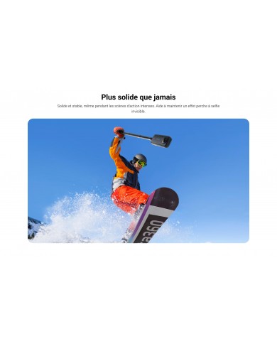 Insta360 Perche à Selfie Invisible 114 cm  - insta maroc