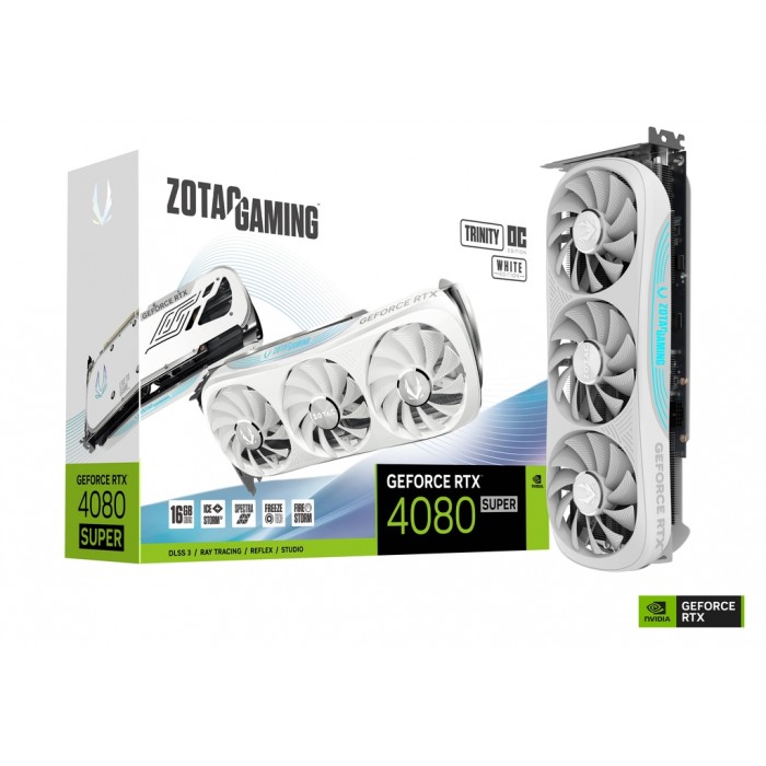 ZOTAC GAMING GeForce RTX 4080 SUPER Trinity OC White -PC Gamer Casa