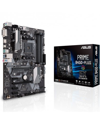 ASUS PRIME B450-PLUS ATX - Carte mère - PC Gamer Casa