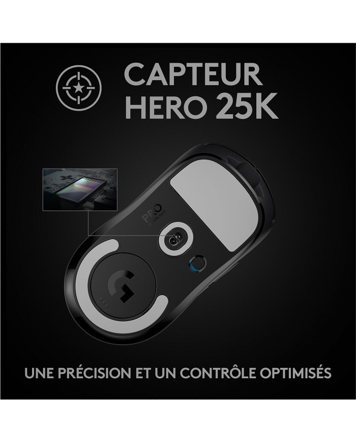 Logitech G Wireless Gaming Pro X Superlight (Noir) / Souris PC Logitech G Wireless Gaming Pro X Superlight (Noir) / Souris PC