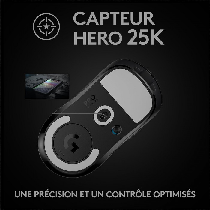 Logitech G Wireless Gaming Pro X Superlight (Noir) / Souris PC
