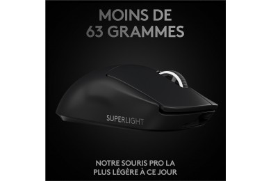 Logitech G Wireless Gaming Pro X Superlight (Noir) / Souris PC Logitech G Wireless Gaming Pro X Superlight (Noir) / Souris PC