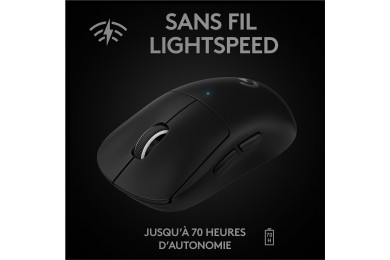 Logitech G Wireless Gaming Pro X Superlight (Noir) / Souris PC Logitech G Wireless Gaming Pro X Superlight (Noir) / Souris PC