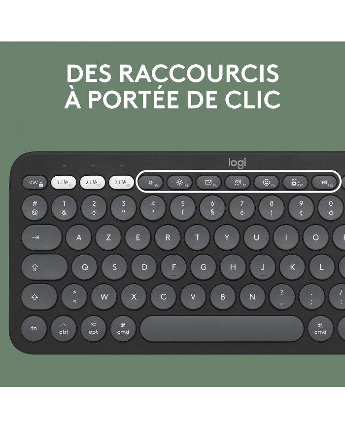 Logitech Pebble 2 Combo Noir for Mac  / Clavier -Souris / Logitech Maroc