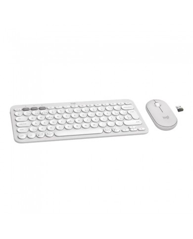 Logitech Pebble 2 Combo white for Mac - Pack clavier souris / Logitech Maroc