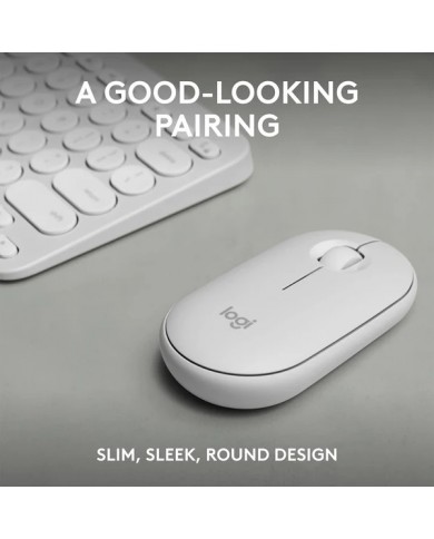 Logitech Pebble 2 Combo white for Mac - Pack clavier souris / Logitech Maroc