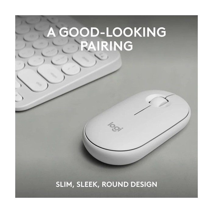 Logitech Pebble 2 Combo white for Mac - Pack clavier souris / Logitech Maroc Logitech Pebble 2 Combo white for Mac - Pack clavier souris / Logitech Maroc