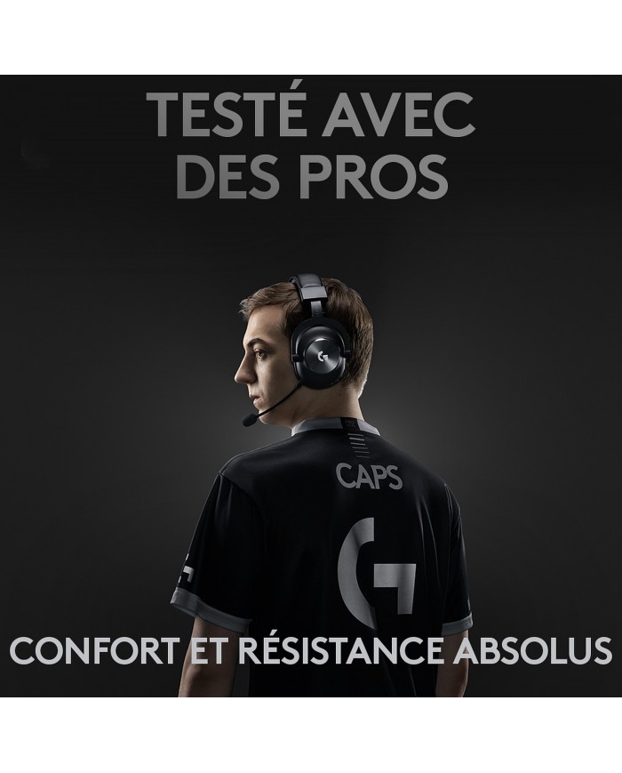 Logitech G Pro X Wireless Lightspeed Gaming Headset (Noir) - Casque -Micro -  Logitech  Maroc Logitech G Pro X Wireless Lightspeed Gaming Headset (Noir) - Casque -Micro -  Logitech  Maroc