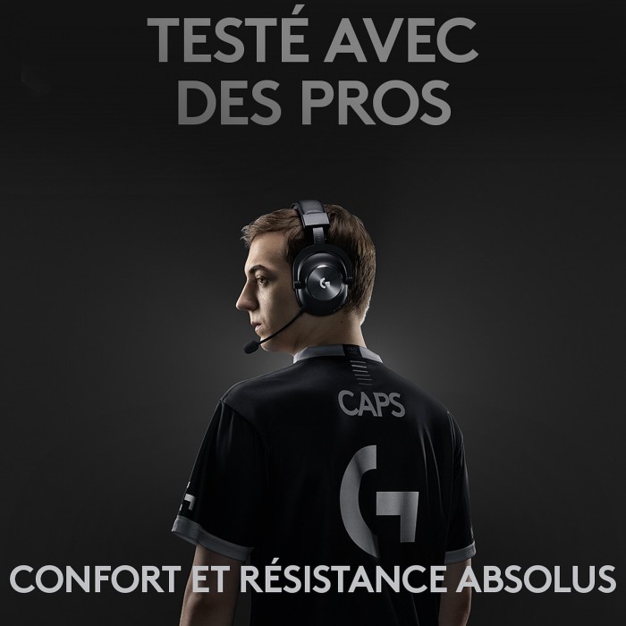 Logitech G Pro X Wireless Lightspeed Gaming Headset (Noir) - Casque -Micro -  Logitech  Maroc Logitech G Pro X Wireless Lightspeed Gaming Headset (Noir) - Casque -Micro -  Logitech  Maroc