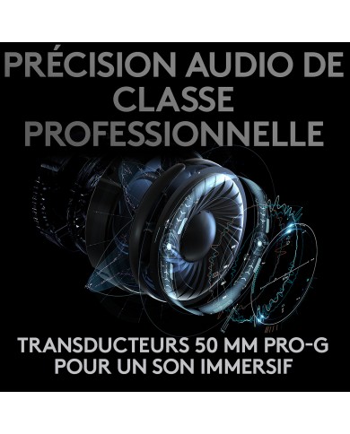 Logitech G Pro X Wireless Lightspeed Gaming Headset (Noir) - Casque -Micro -  Logitech  Maroc
