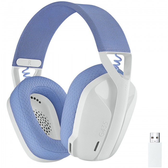 Logitech G G435 (Blanc) - Micro-casque  /  Logitech Maroc Logitech G G435 (Blanc) - Micro-casque  /  Logitech Maroc