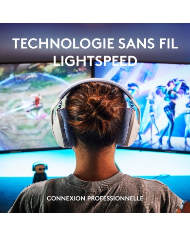 Logitech G G435 (Blanc) - Micro-casque  /  Logitech Maroc