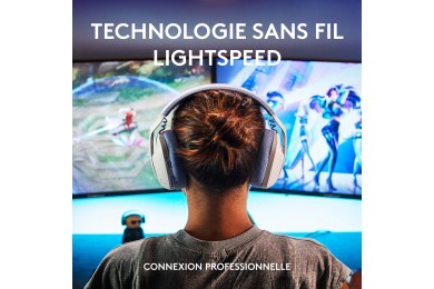 Logitech G G435 (Blanc) - Micro-casque  /  Logitech Maroc