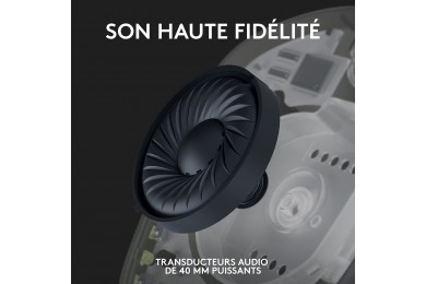 Logitech G G435 (Blanc) - Micro-casque  /  Logitech Maroc