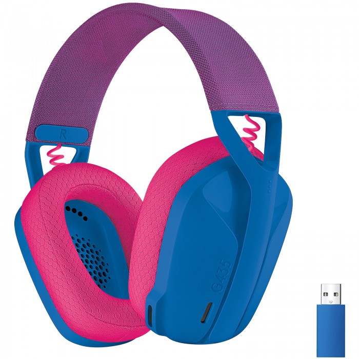 Logitech G G435 (Bleu) - Micro-casque - Logitech Maroc Logitech G G435 (Bleu) - Micro-casque - Logitech Maroc