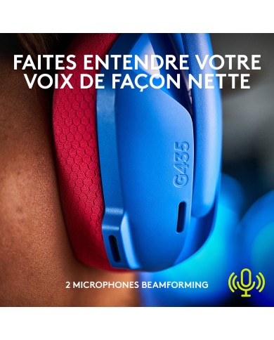 Logitech G G435 (Bleu) - Micro-casque - Logitech Maroc