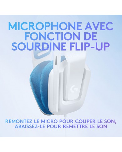 Logitech G G335 (BLANC) - Micro-casque - Logitech Maroc