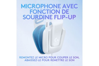 Logitech G G335 (BLANC) - Micro-casque - Logitech Maroc
