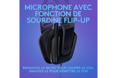 Logitech G G335 (Noir) / Micro-casque / Logitech Maroc Logitech G G335 (Noir) / Micro-casque / Logitech Maroc