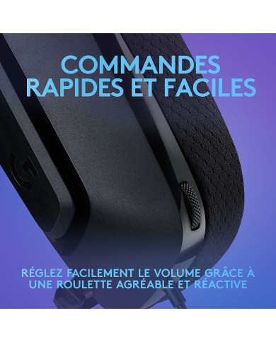 Logitech G G335 (Noir) / Micro-casque / Logitech Maroc