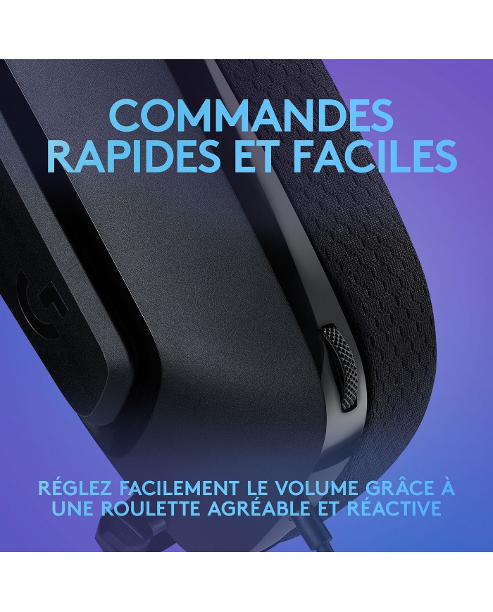 Logitech G G335 (Noir) / Micro-casque / Logitech Maroc Logitech G G335 (Noir) / Micro-casque / Logitech Maroc