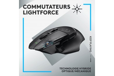Logitech G G502X Lightspeed Noir / Souris PC / Logitech Maroc