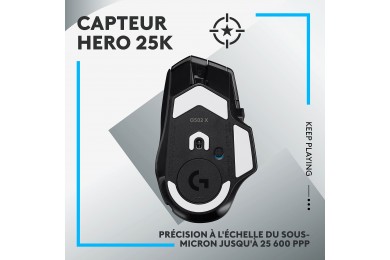 Logitech G G502X Lightspeed Noir / Souris PC / Logitech Maroc