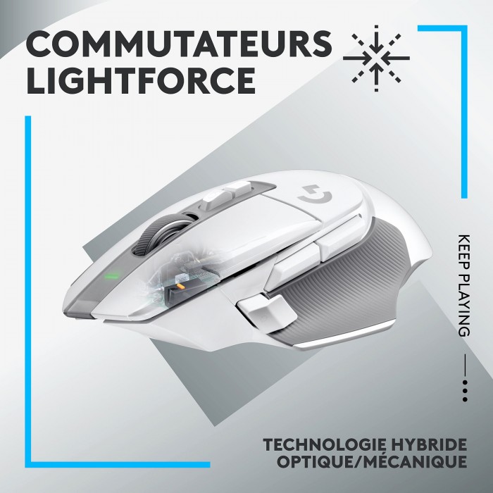 Logitech G502X Lightspeed Blanc - Souris PC - Logitech Maroc Logitech G502X Lightspeed Blanc - Souris PC - Logitech Maroc