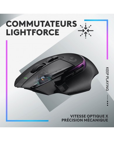 Logitech G G502X Plus Noir / Souris PC  / Logitech Maroc