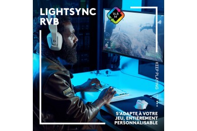 Logitech G502X Plus Blanc - Souris PC - Logitech Maroc