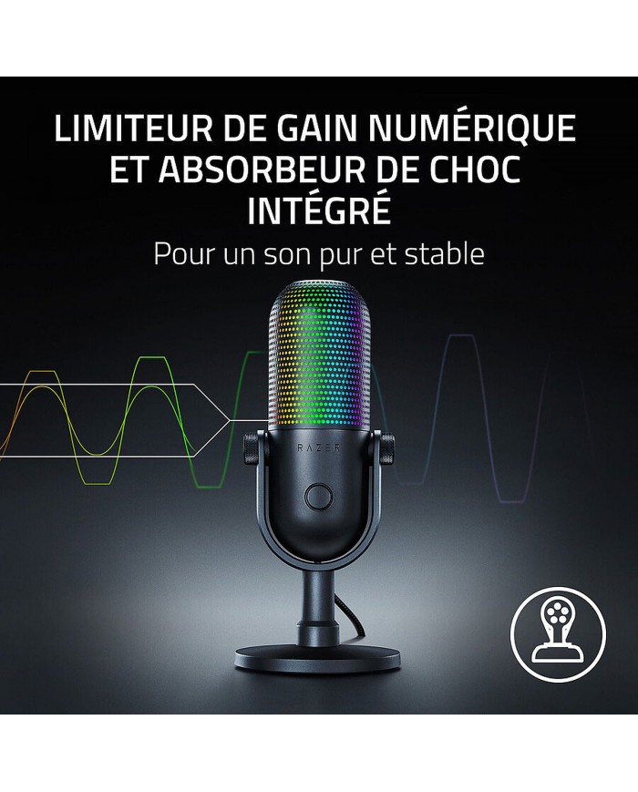 Razer Seiren V3 Chroma / Microphone / RAZER Maroc