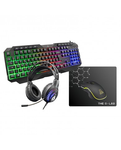 The G-Lab Combo Actinium (FR) / Pack Clavier Souris Tapis Casque / G-LAB Maroc The G-Lab Combo Actinium (FR) / Pack Clavier Souris Tapis Casque / G-LAB Maroc
