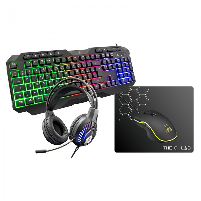 The G-Lab Combo Actinium (FR) / Pack Clavier Souris Tapis Casque / G-LAB Maroc The G-Lab Combo Actinium (FR) / Pack Clavier Souris Tapis Casque / G-LAB Maroc