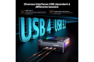 ACEMAGIC AM18 AMD Ryzen™ 7 7840HS / Mini PC / Pc Gamer Casa