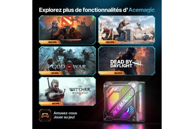 ACEMAGIC AM18 AMD Ryzen™ 7 7840HS / Mini PC / Pc Gamer Casa