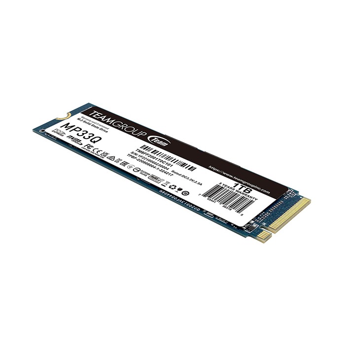 SSD TeamGroup MP33Q M.2 PCIe NVMe 1To / Disque Dur / TeamGroup Maroc SSD TeamGroup MP33Q M.2 PCIe NVMe 1To / Disque Dur / TeamGroup Maroc