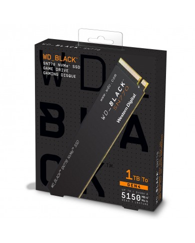 SSD Western Digital SSD WD_Black SN770 1 Tb / Western Digital Maroc SSD Western Digital SSD WD_Black SN770 1 Tb / Western Digital Maroc