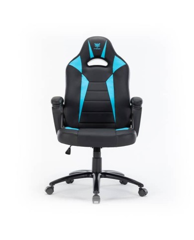 Chaise Gaming Hybrok Fighter Blue/Noir| Confort XL 120kg | PC Gamer Casa