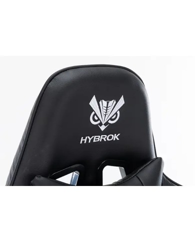 Hybrok Demon Noir | Chaise Gaming | PC Gamer Casa
