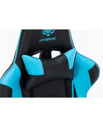 Hybrok Demon Bleu/Noir |Chaise Gaming Maroc | PC Gamer Casa