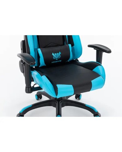 Hybrok Demon Bleu/Noir |Chaise Gaming Maroc | PC Gamer Casa