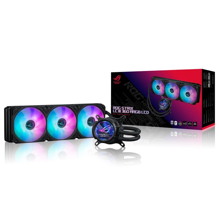 ASUS ROG Strix LC III 360 ARGB LCD - Watercooling AiO Gaming ASUS ROG Strix LC III 360 ARGB LCD - Watercooling AiO Gaming