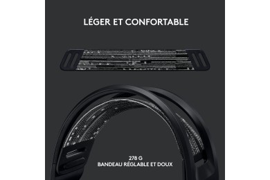 Logitech G G733 Lightspeed (Noir) - Micro-casque Logitech G G733 Lightspeed (Noir) - Micro-casque