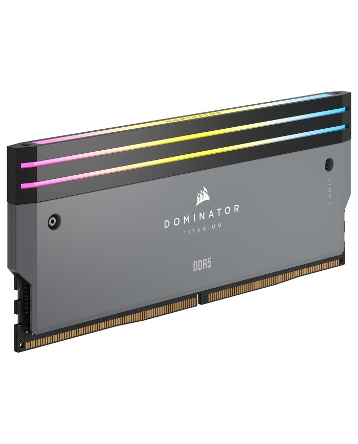 Corsair Dominator Titanium DDR5 RGB 64Go (2 x 32 Go) 6000 MHz CL30Gris | RAM PC GAMINIG| PC Gamer Casa
