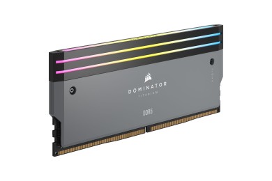 Corsair Dominator Titanium DDR5 RGB 64Go (2 x 32 Go) 6000 MHz CL30Gris | RAM PC GAMINIG| PC Gamer Casa