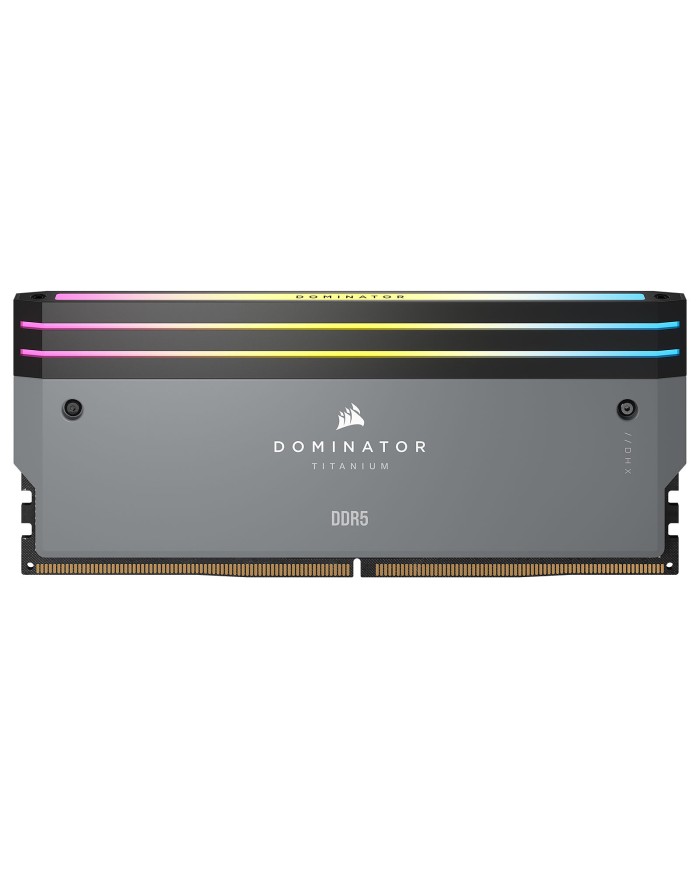 Corsair Dominator Titanium DDR5 RGB 64Go (2 x 32 Go) 6000 MHz CL30Gris | RAM PC GAMINIG| PC Gamer Casa